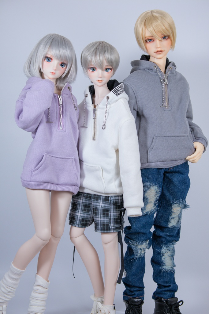 SD17・DD・DDB sizeハーフジップパーカー