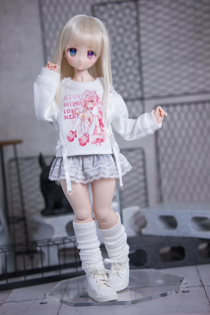 MDD（S .M.L胸）もちあし SDM size　ロリータネコカットソー