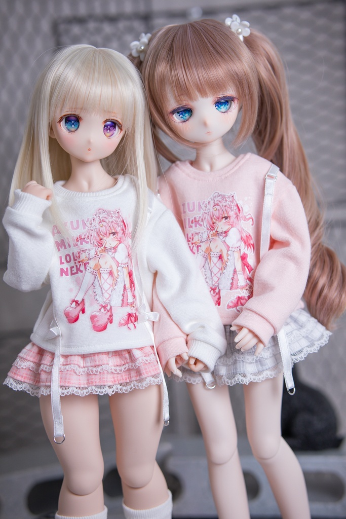 MDD（S .M.L胸）もちあし SDM size　ロリータネコカットソー
