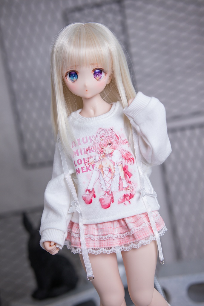 MDD（S .M.L胸）もちあし SDM size　ロリータネコカットソー