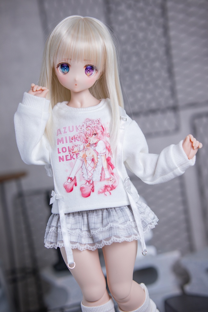 MDD（S .M.L胸）もちあし SDM size　ロリータネコカットソー