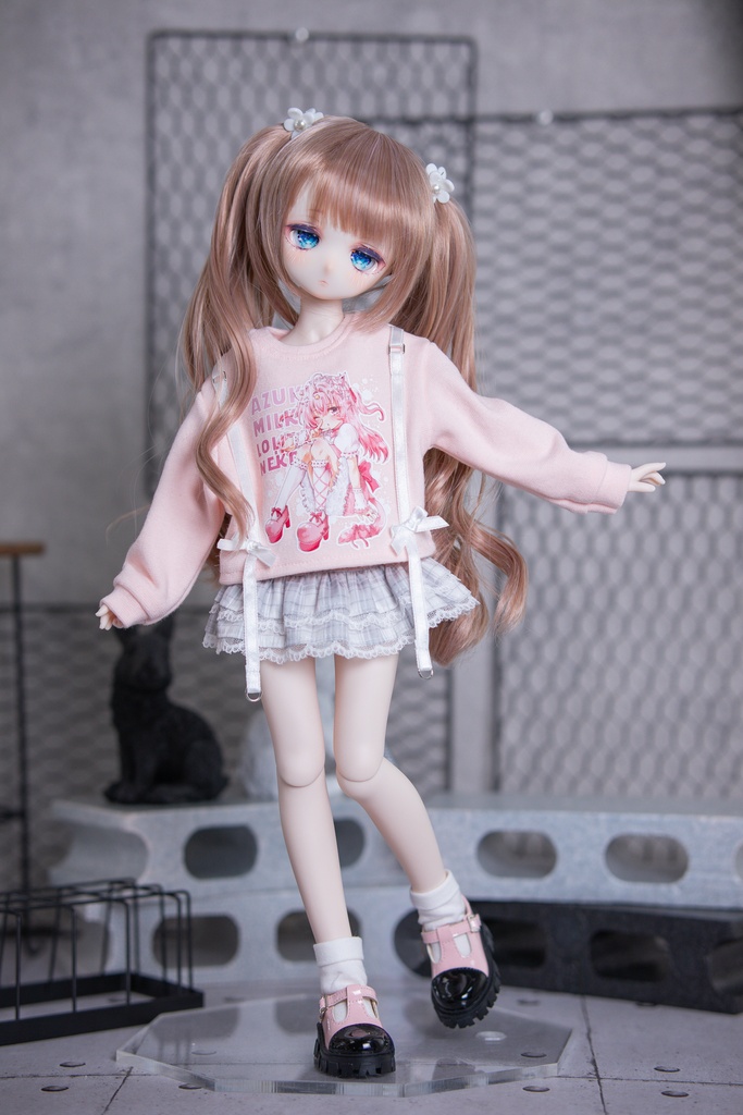 MDD（S .M.L胸）もちあし SDM size　ロリータネコカットソー
