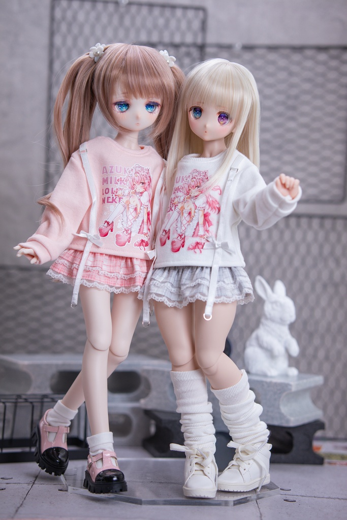 MDD　もちあし　SDM size　チェックフリルスミニカート