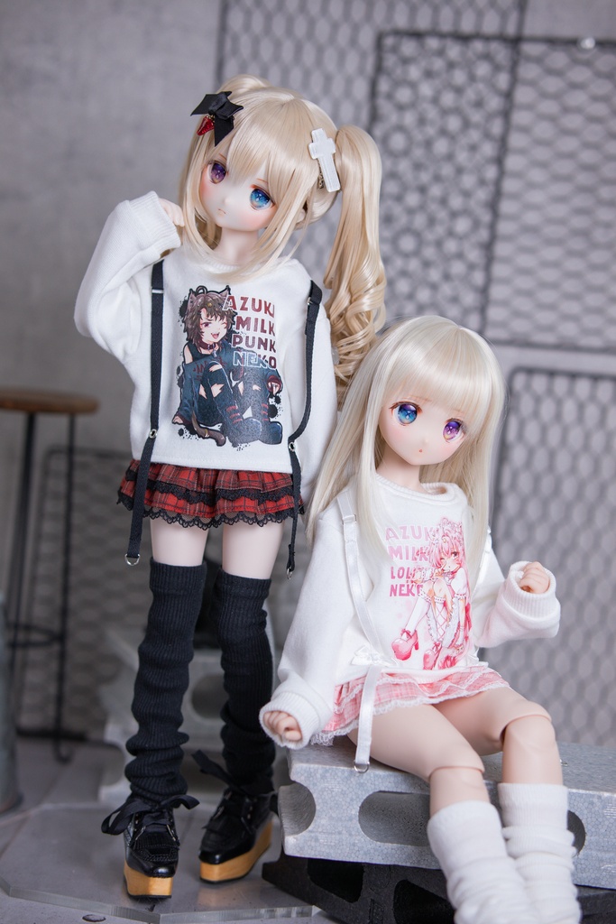 MDD　もちあし　SDM size　チェックフリルスミニカート