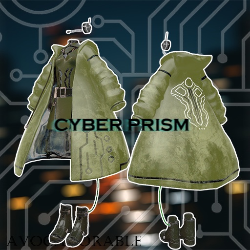 【13色、5アバター対応】CYBER PRISM(VRC用衣装)