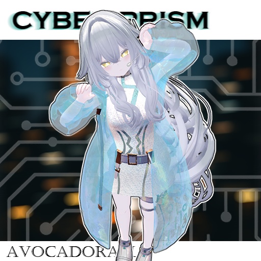 【13色、5アバター対応】CYBER PRISM(VRC用衣装)