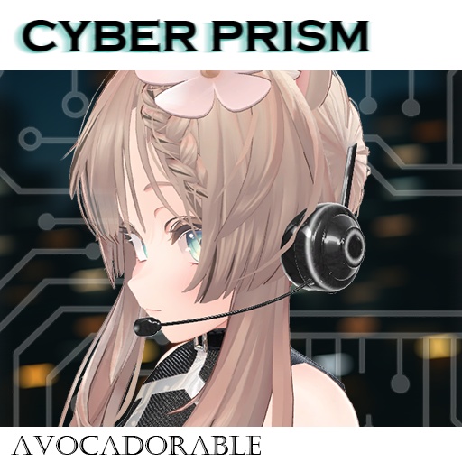【13色、5アバター対応】CYBER PRISM(VRC用衣装)