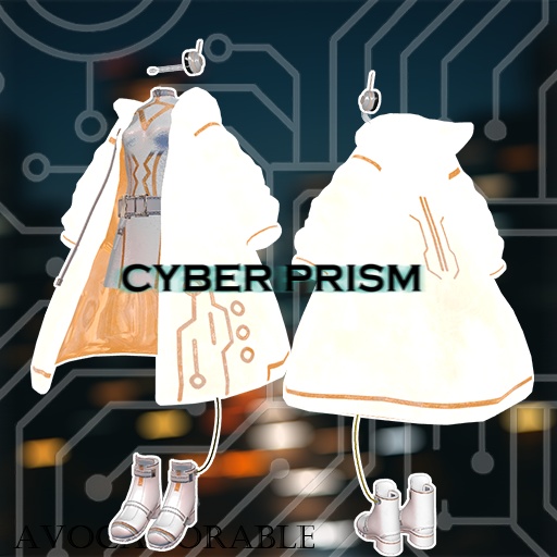 【13色、5アバター対応】CYBER PRISM(VRC用衣装)