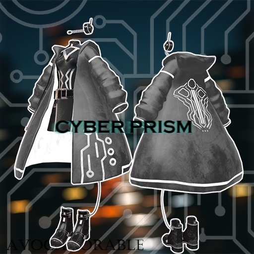 【13色、5アバター対応】CYBER PRISM(VRC用衣装)