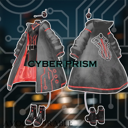 【13色、5アバター対応】CYBER PRISM(VRC用衣装)