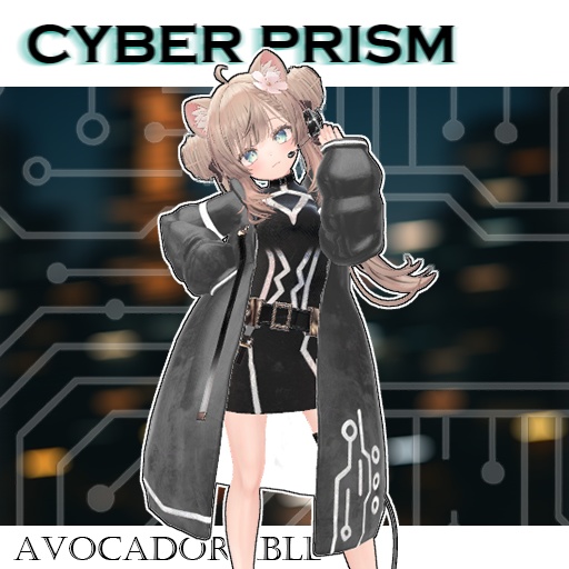【13色、5アバター対応】CYBER PRISM(VRC用衣装)