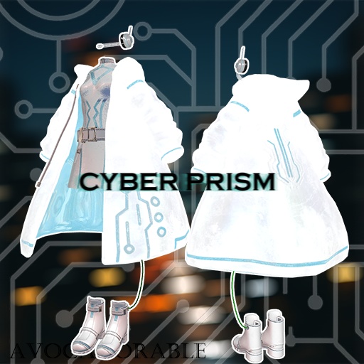 【13色、5アバター対応】CYBER PRISM(VRC用衣装)