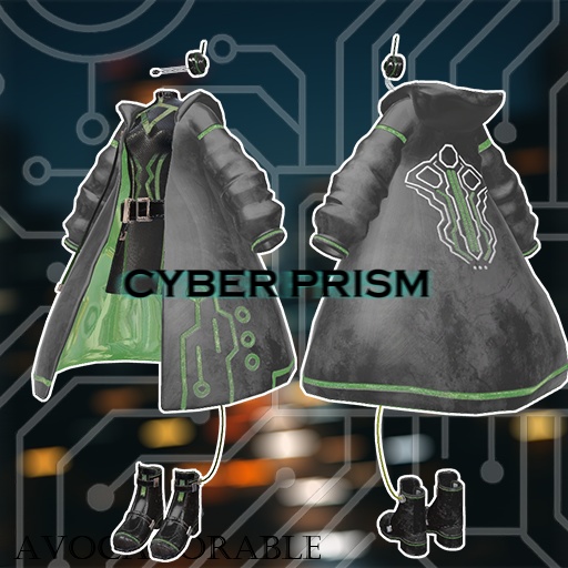 【13色、5アバター対応】CYBER PRISM(VRC用衣装)