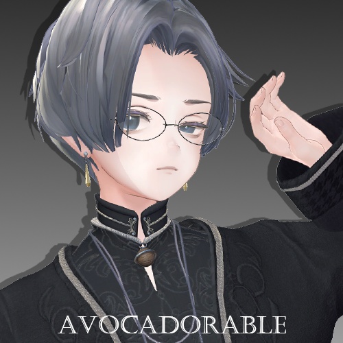 【Lumia追加対応】Simple Frame(VRC用眼鏡) 【Aluéなど、8アバター対応】