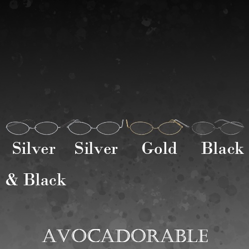 【Lumia追加対応】Simple Frame(VRC用眼鏡) 【Aluéなど、8アバター対応】