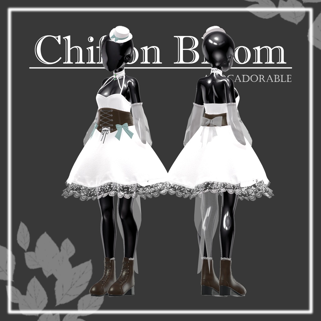 【ルミナ、Lurie、ヒビキ追加対応セール】Chiffon_Bloom【11アバター ルミナ、Lurie、、ヒビキ、Eku、しなの、ルミナ、マヌカ、真央、瑞希、rurune、凪、Lumia対応】