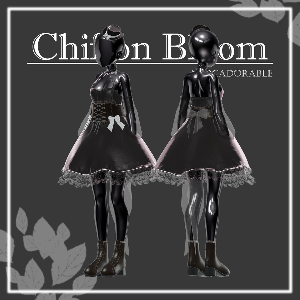【ルミナ、Lurie、ヒビキ追加対応セール】Chiffon_Bloom【11アバター ルミナ、Lurie、、ヒビキ、Eku、しなの、ルミナ、マヌカ、真央、瑞希、rurune、凪、Lumia対応】