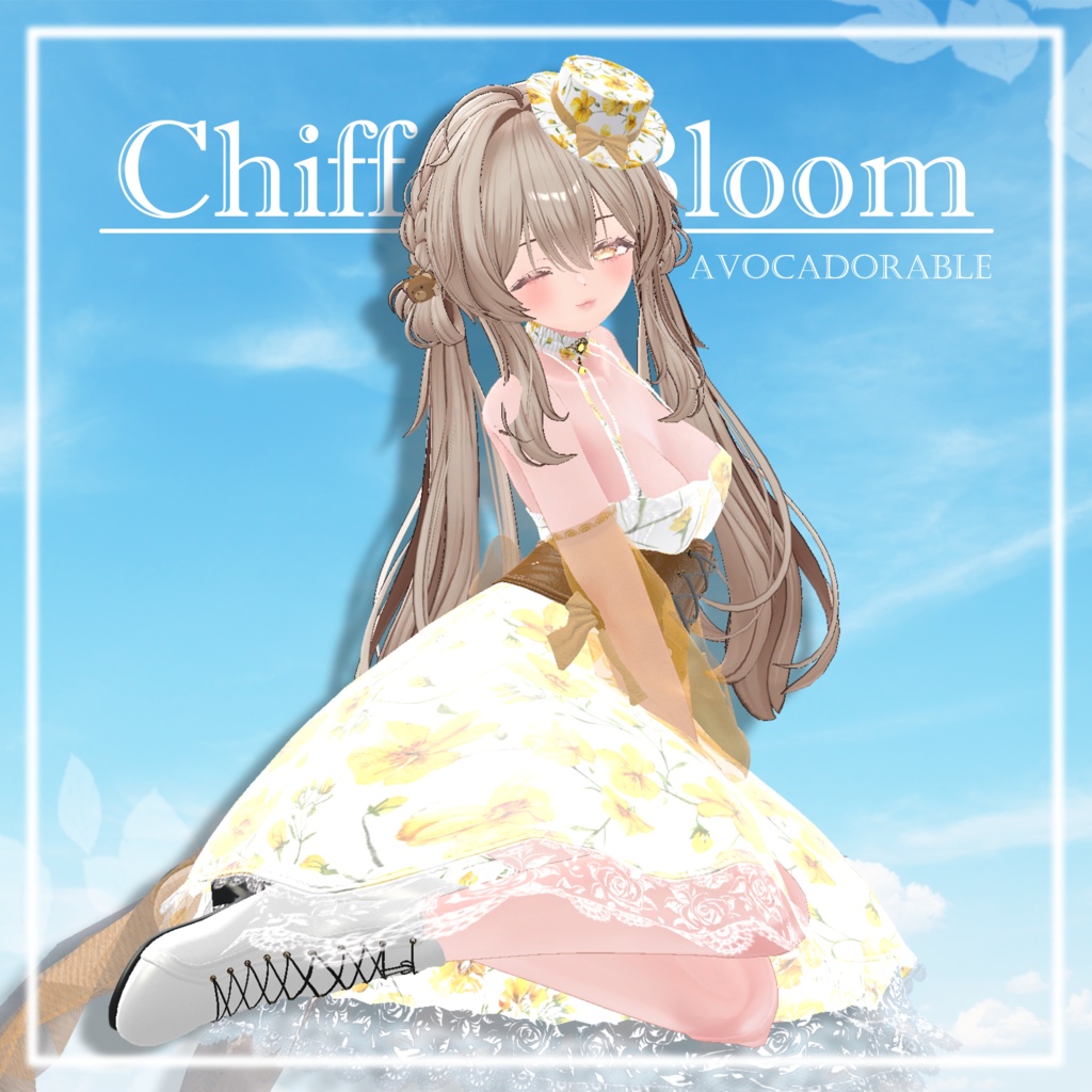 【ルミナ、Lurie、ヒビキ追加対応セール】Chiffon_Bloom【11アバター ルミナ、Lurie、、ヒビキ、Eku、しなの、ルミナ、マヌカ、真央、瑞希、rurune、凪、Lumia対応】