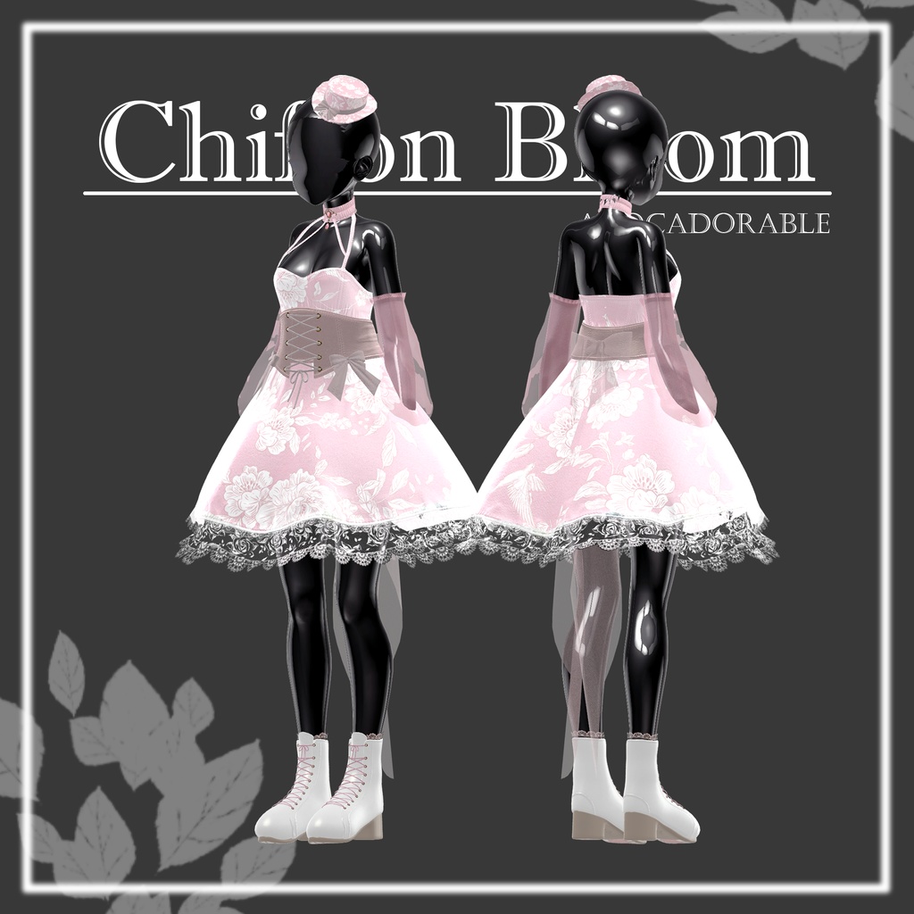 【ルミナ、Lurie、ヒビキ追加対応セール】Chiffon_Bloom【11アバター ルミナ、Lurie、、ヒビキ、Eku、しなの、ルミナ、マヌカ、真央、瑞希、rurune、凪、Lumia対応】