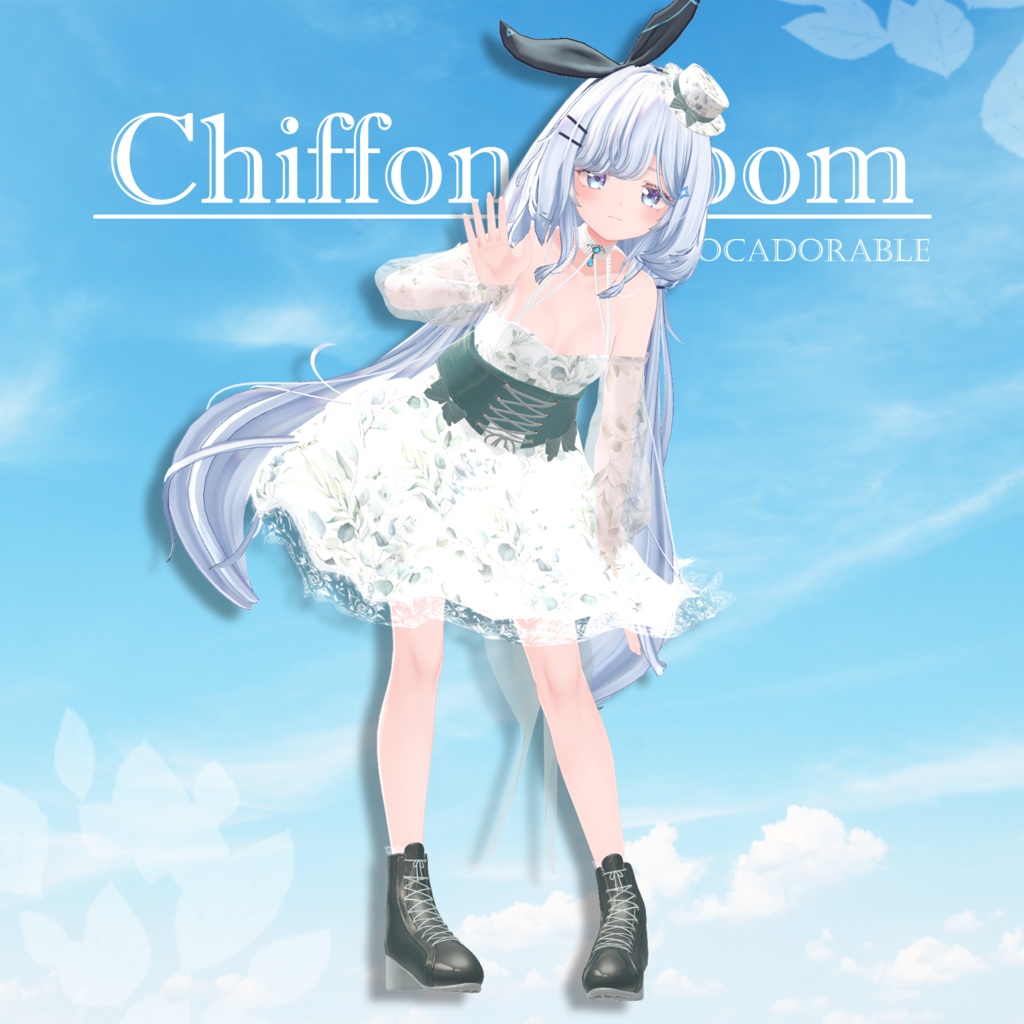【ルミナ、Lurie、ヒビキ追加対応セール】Chiffon_Bloom【11アバター ルミナ、Lurie、、ヒビキ、Eku、しなの、ルミナ、マヌカ、真央、瑞希、rurune、凪、Lumia対応】