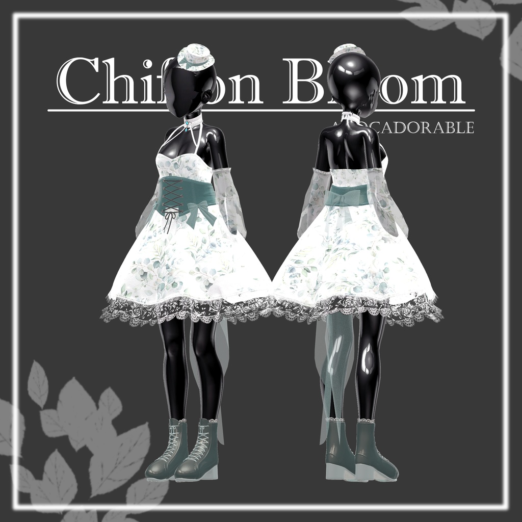 【ルミナ、Lurie、ヒビキ追加対応セール】Chiffon_Bloom【11アバター ルミナ、Lurie、、ヒビキ、Eku、しなの、ルミナ、マヌカ、真央、瑞希、rurune、凪、Lumia対応】