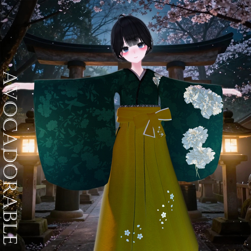 【新発売セール中! 50%オフ 1500円 → 750円】雅袴 – MIYABI HAKAMA【13アバター対応】