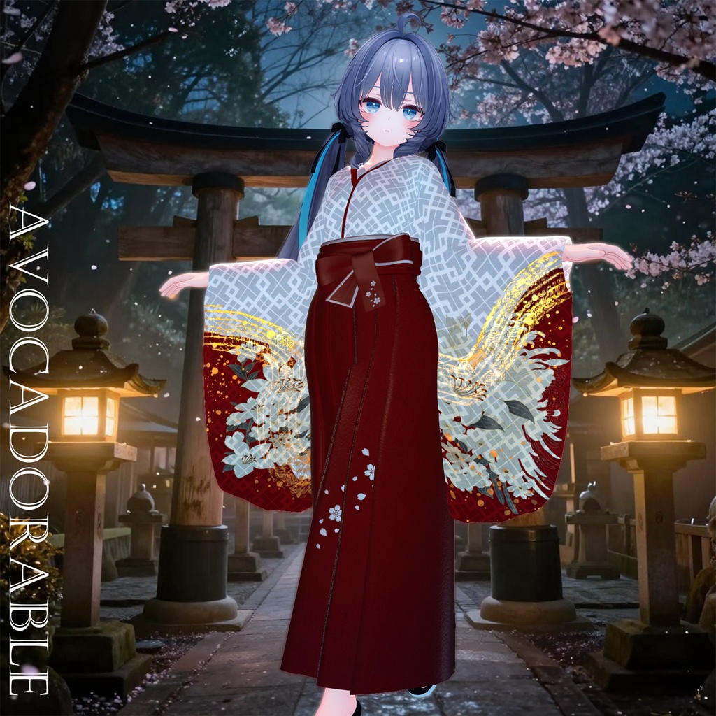 【翠羽追加対応40%OFFセール】雅袴 – MIYABI HAKAMA【20アバター対応】