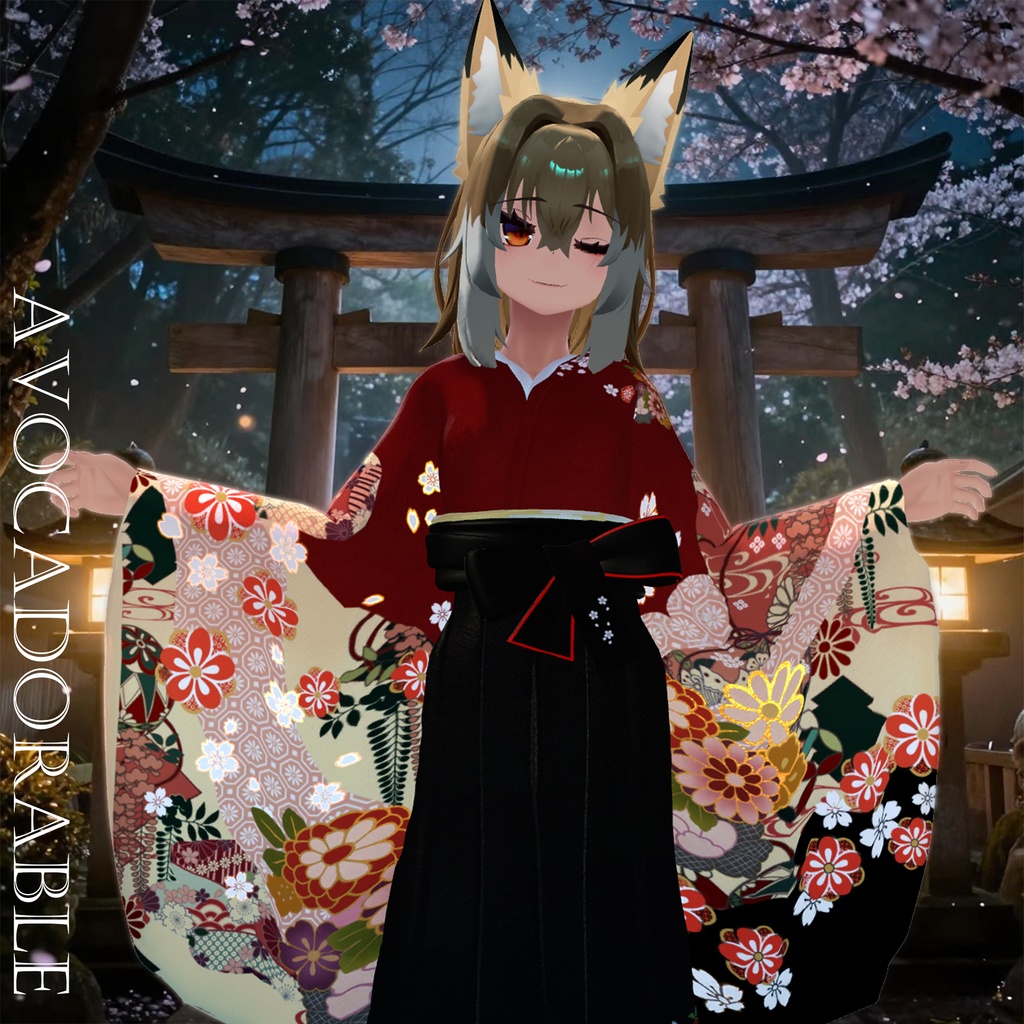 【翠羽追加対応40%OFFセール】雅袴 – MIYABI HAKAMA【20アバター対応】