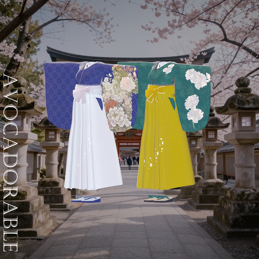 【新発売セール中! 50%オフ 1500円 → 750円】雅袴 – MIYABI HAKAMA【13アバター対応】