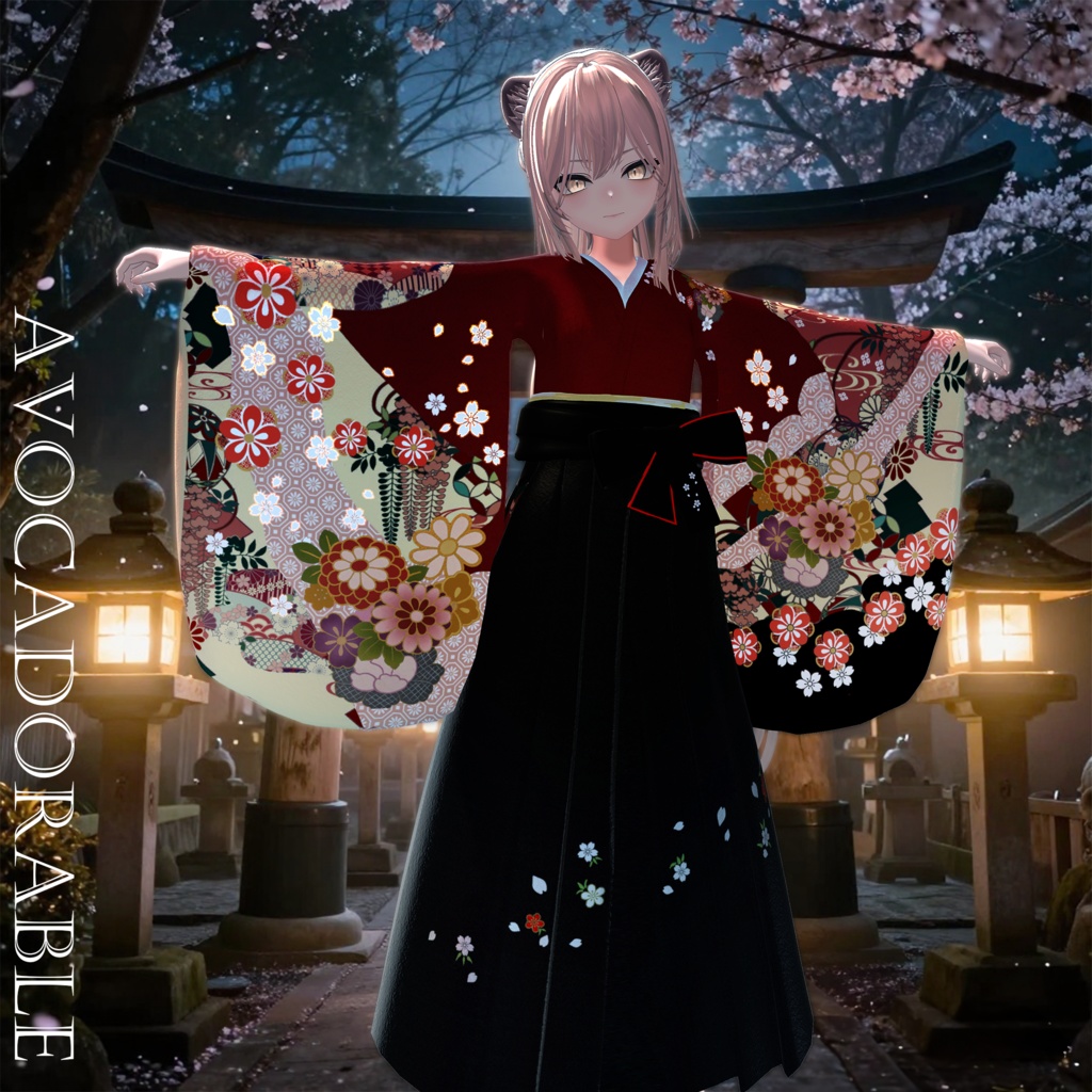 【新発売セール中! 50%オフ 1500円 → 750円】雅袴 – MIYABI HAKAMA【13アバター対応】