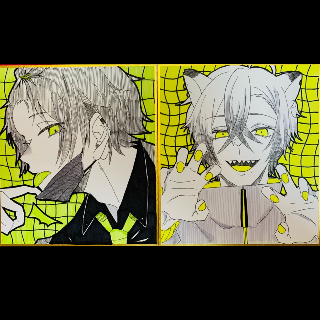 【第三弾】のうと家ミニ色紙原画