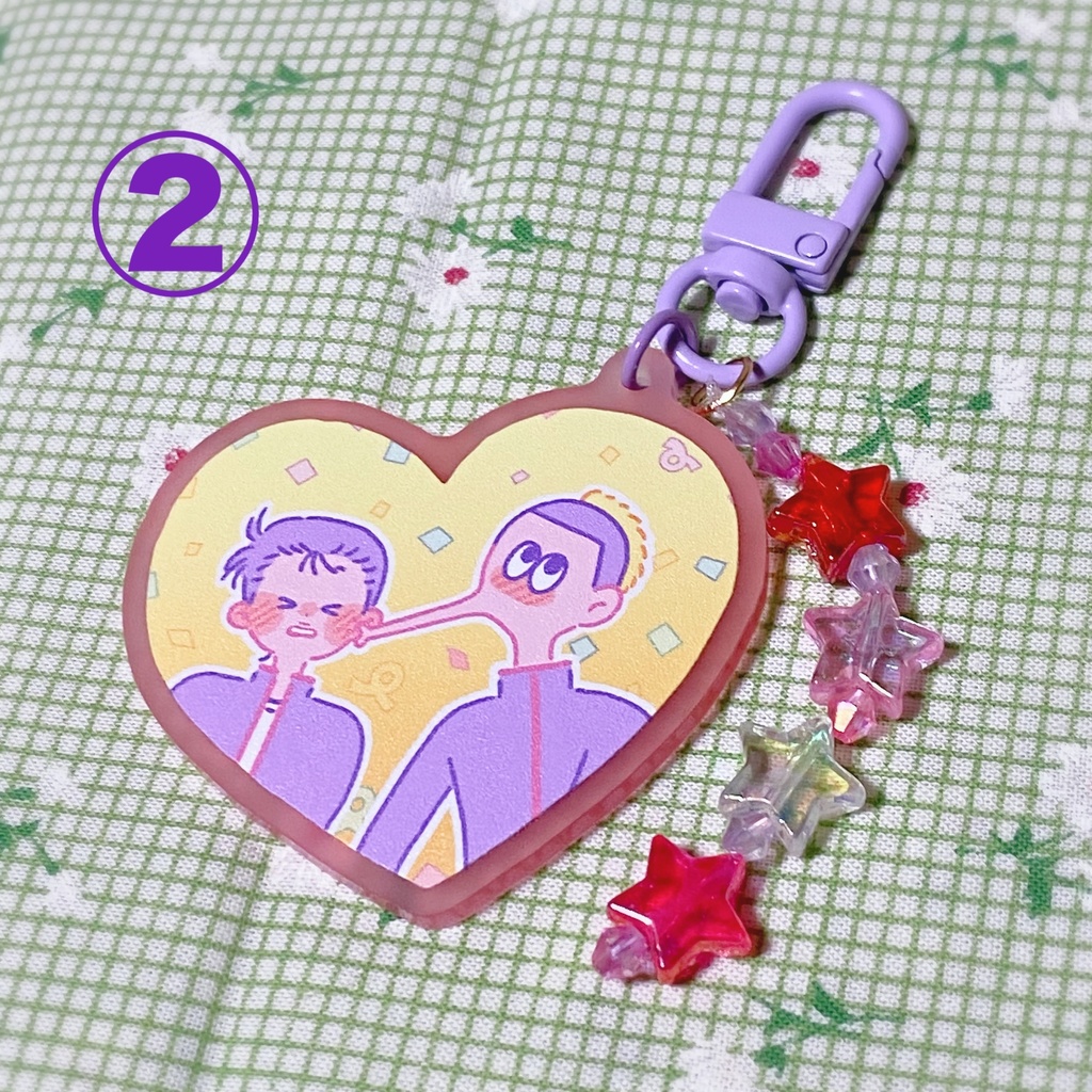 御石アクリルキーホルダー