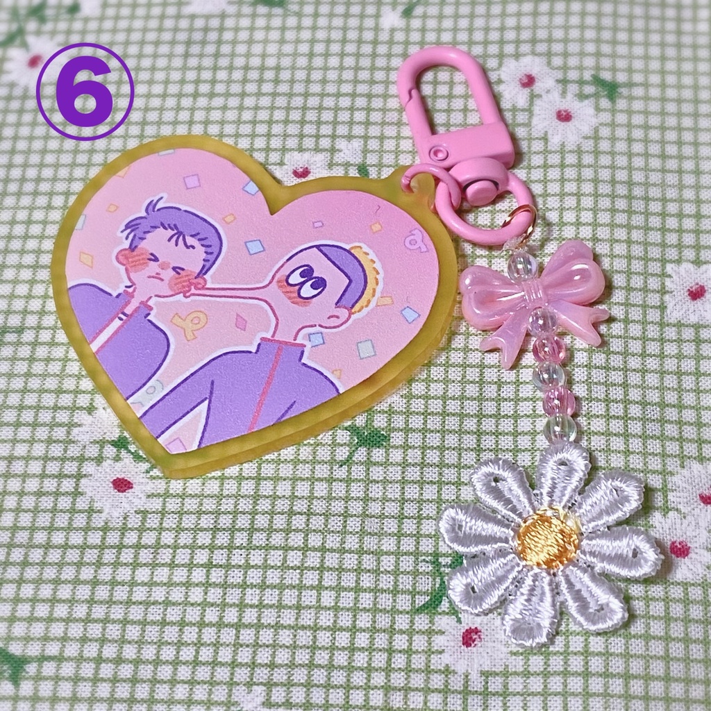 御石アクリルキーホルダー