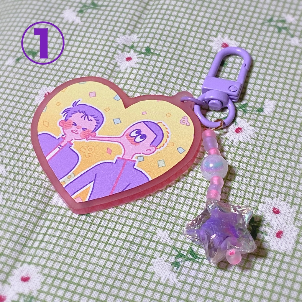 御石アクリルキーホルダー