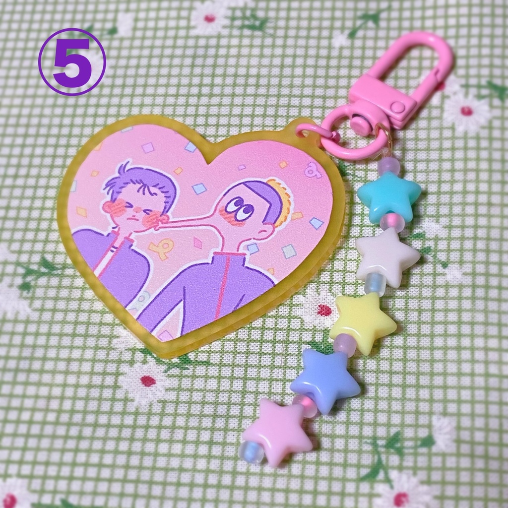 御石アクリルキーホルダー