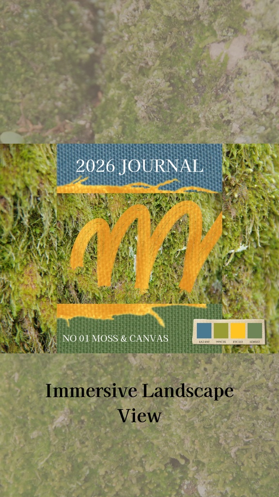 NO.01 MOSS | 帆布の質感を愉しむテクスチャ(Goodnotes対応)