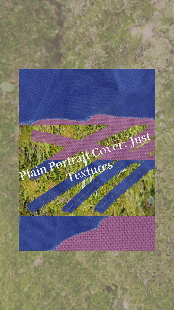 【デジタル手帳カバー】NO.03 INDIGO & MAUVE / MOSS | 都会的な帆布の質感(Goodnotes対応)