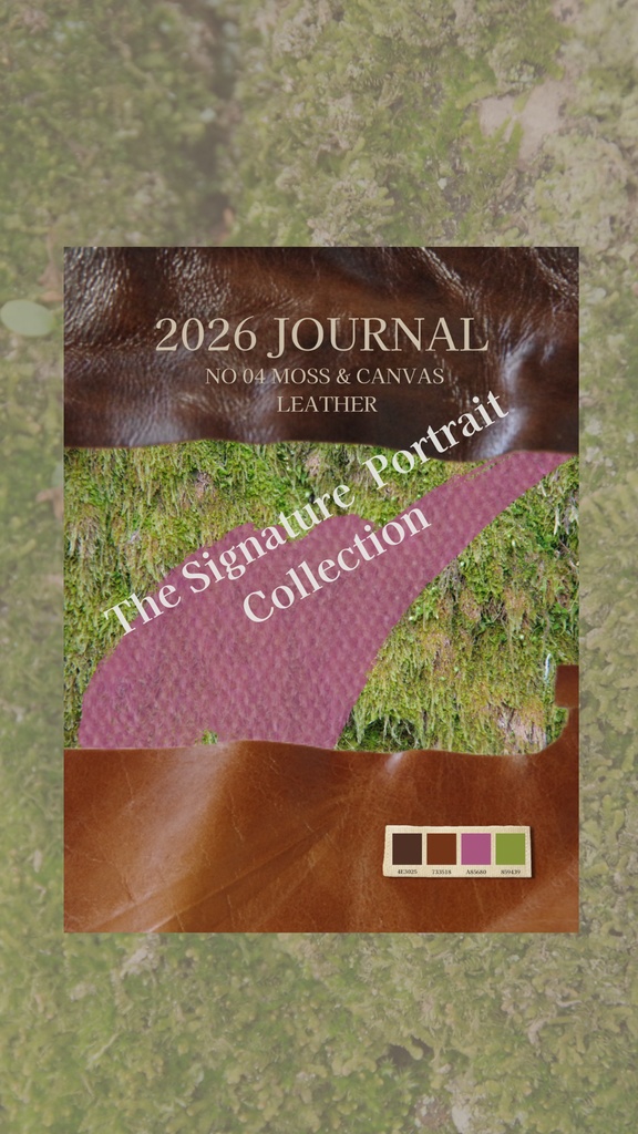 【デジタル手帳カバー】NO.04 LEATHER & MOSS | 職人が選ぶ本革の質感(Goodnotes対応)