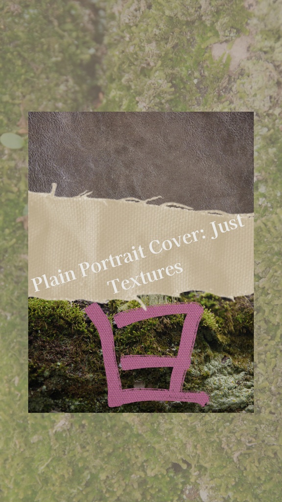 【デジタル手帳カバー】NO.06 GREY LEATHER & ECRU | 渋みと遊び心のテクスチャ(Goodnotes対応)