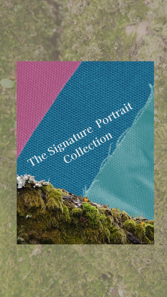 【デジタル手帳カバー】NO.11 TRICOLOR & MOSS | 鮮やかな帆布の切り替え(Goodnotes対応)