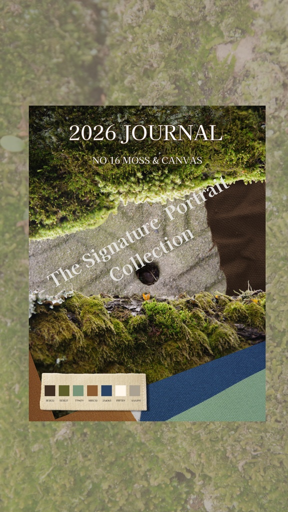 【デジタル手帳カバー】NO.16 STONE & MOSS | 静寂に宿るテクスチャ(Goodnotes対応)