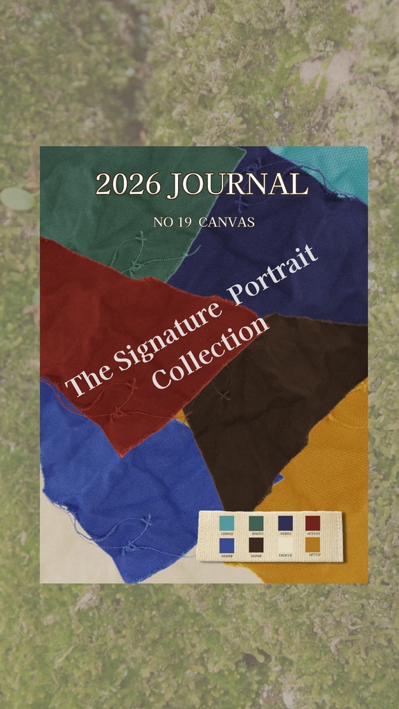 【デジタル手帳カバー】NO.19 CANVAS PATCHWORK | 職人の指先が綴る帆布のコラージュ(Goodnotes対応)