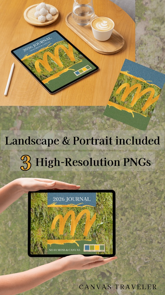 【5デザイン・計15枚セット】MOSS & CANVAS Vol.1(No.01-05)|2枚分お得なスターターパック