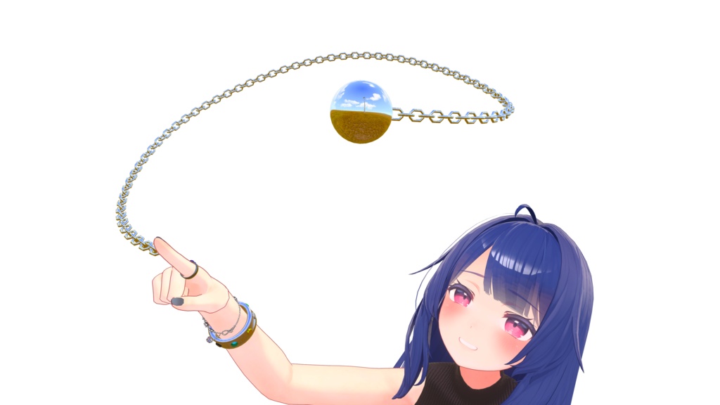 【VRChat想定】鎖鉄球