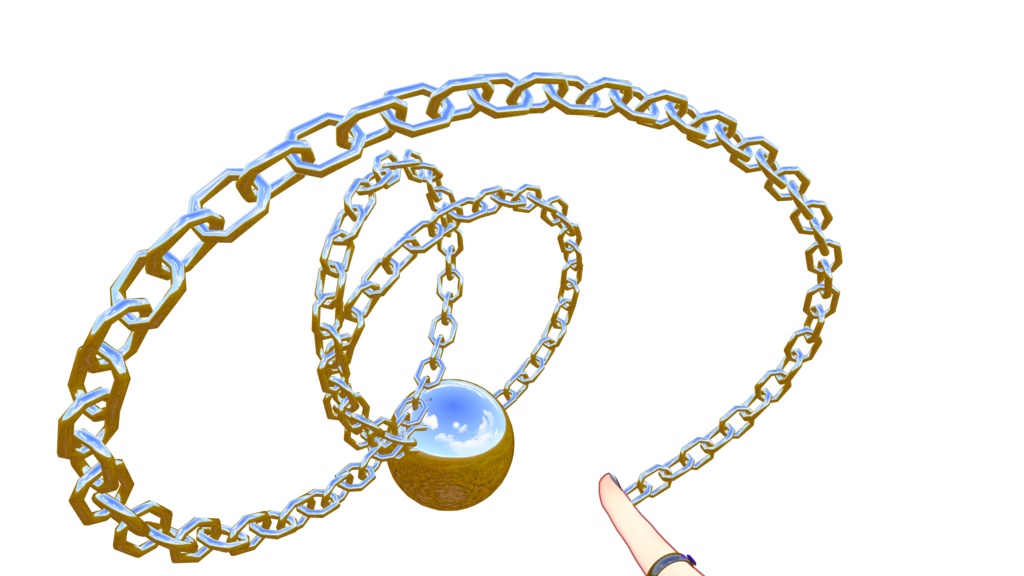 【VRChat想定】鎖鉄球