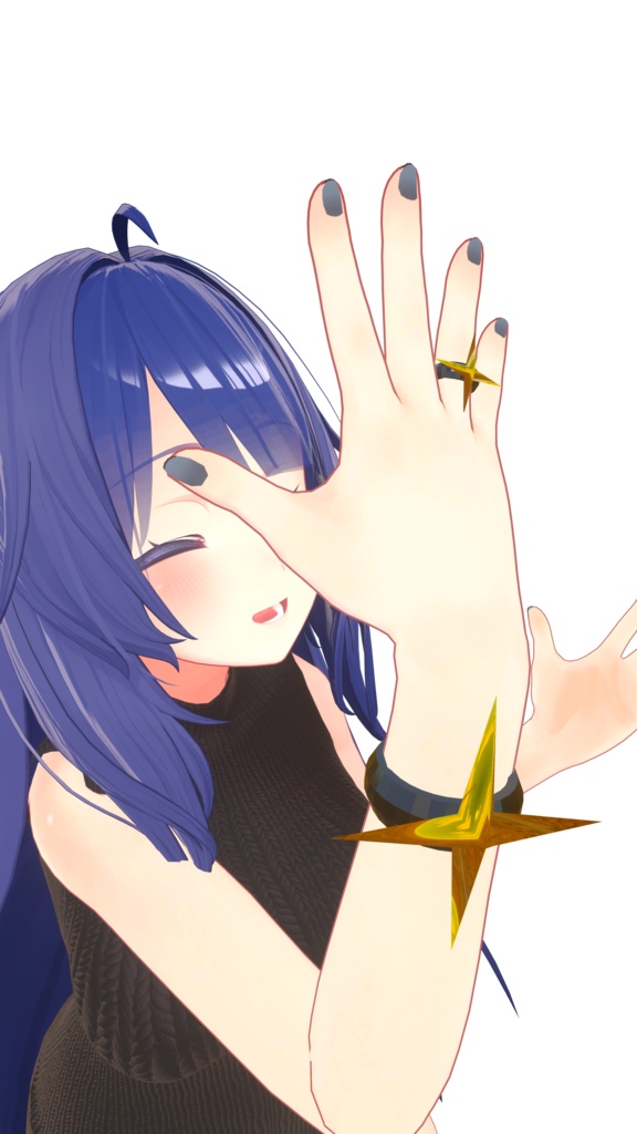 【VRChat想定】ゴールドリング
