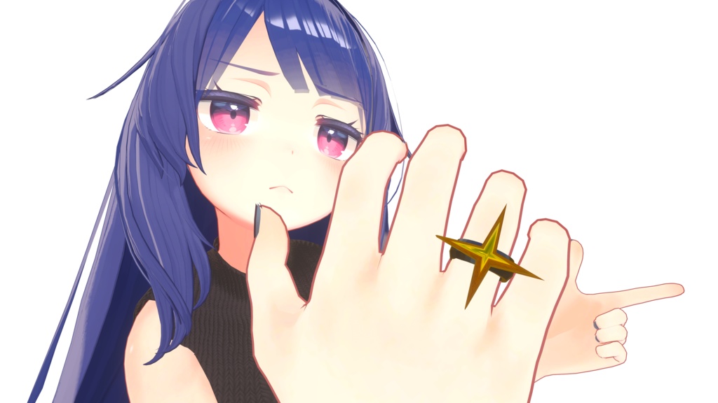 【VRChat想定】ゴールドリング