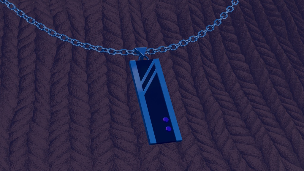 【VRChat想定】メンズネックレス