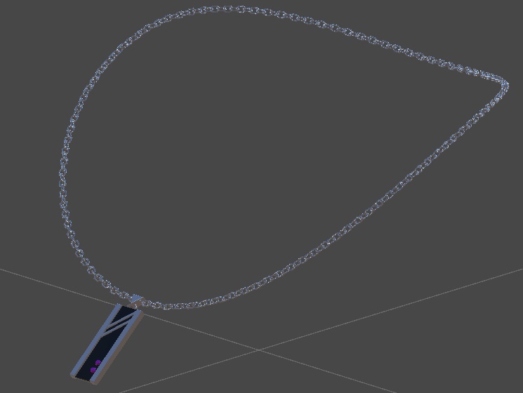 【VRChat想定】メンズネックレス