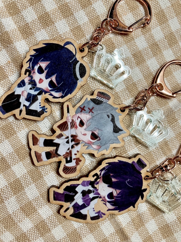 あたなるウッドキーホルダー